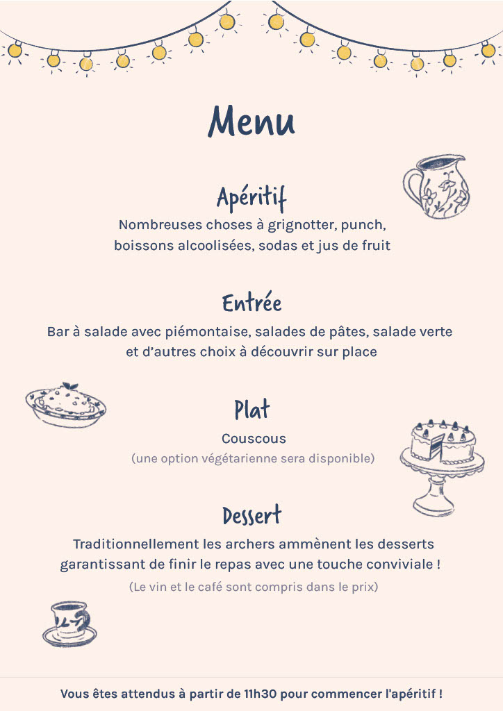 Repas des archers 2